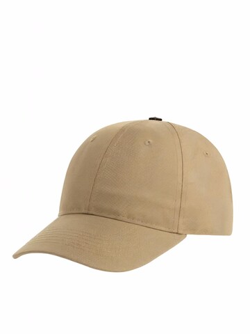 Lou-i Hat 'Kinder Cap aus Bio-Baumwolle' in Beige: front