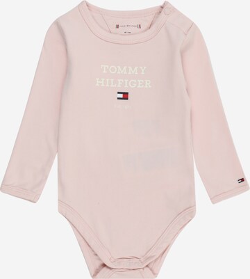 Tutina / body per bambino di TOMMY HILFIGER in rosa: frontale