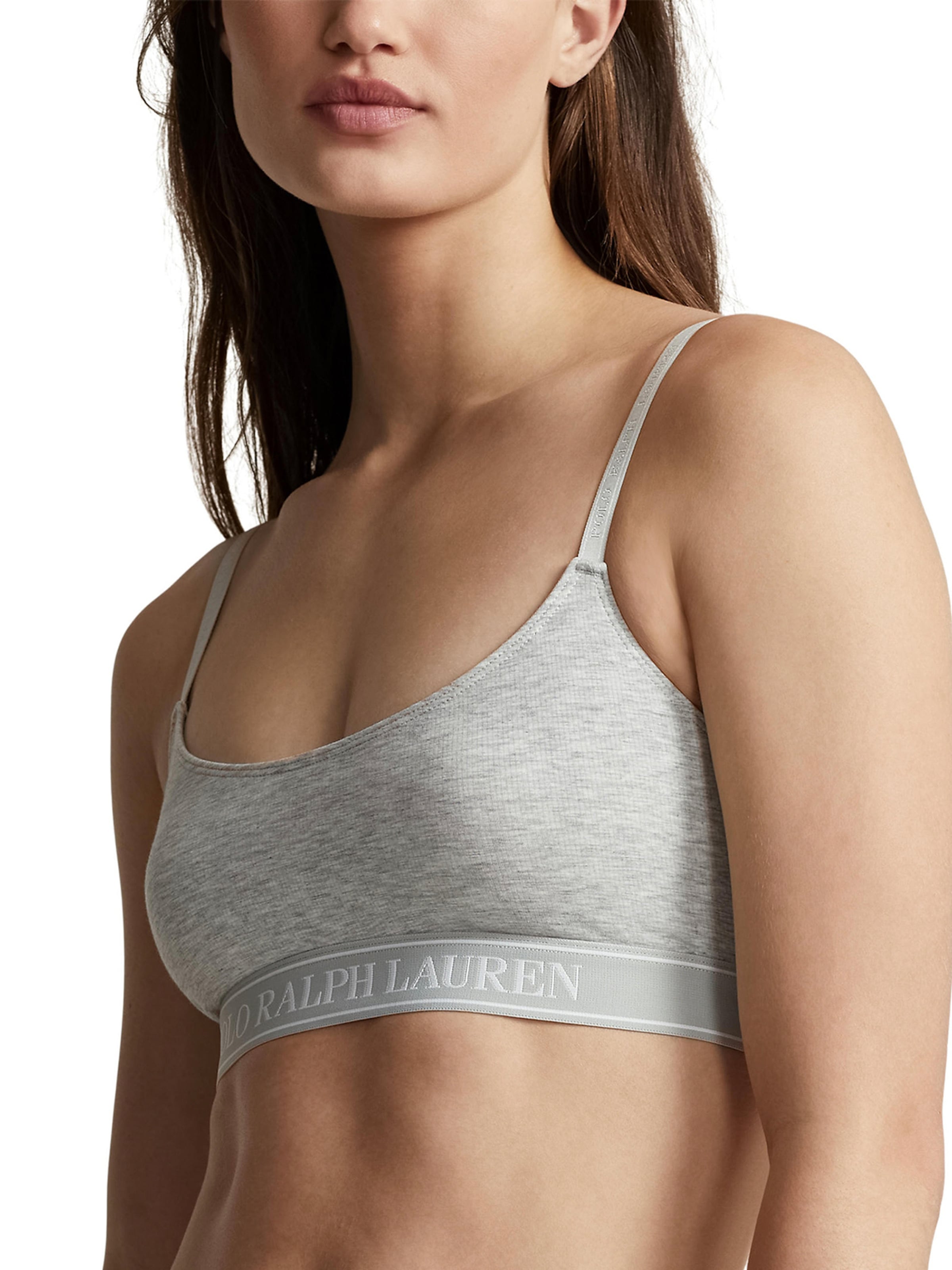 Polo Ralph Lauren Bralette Bra SCOOP BRALETTE in Off White ABOUT YOU