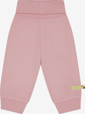 loud + proud Pants 'Nabelbundhose Uni' in Pink: front