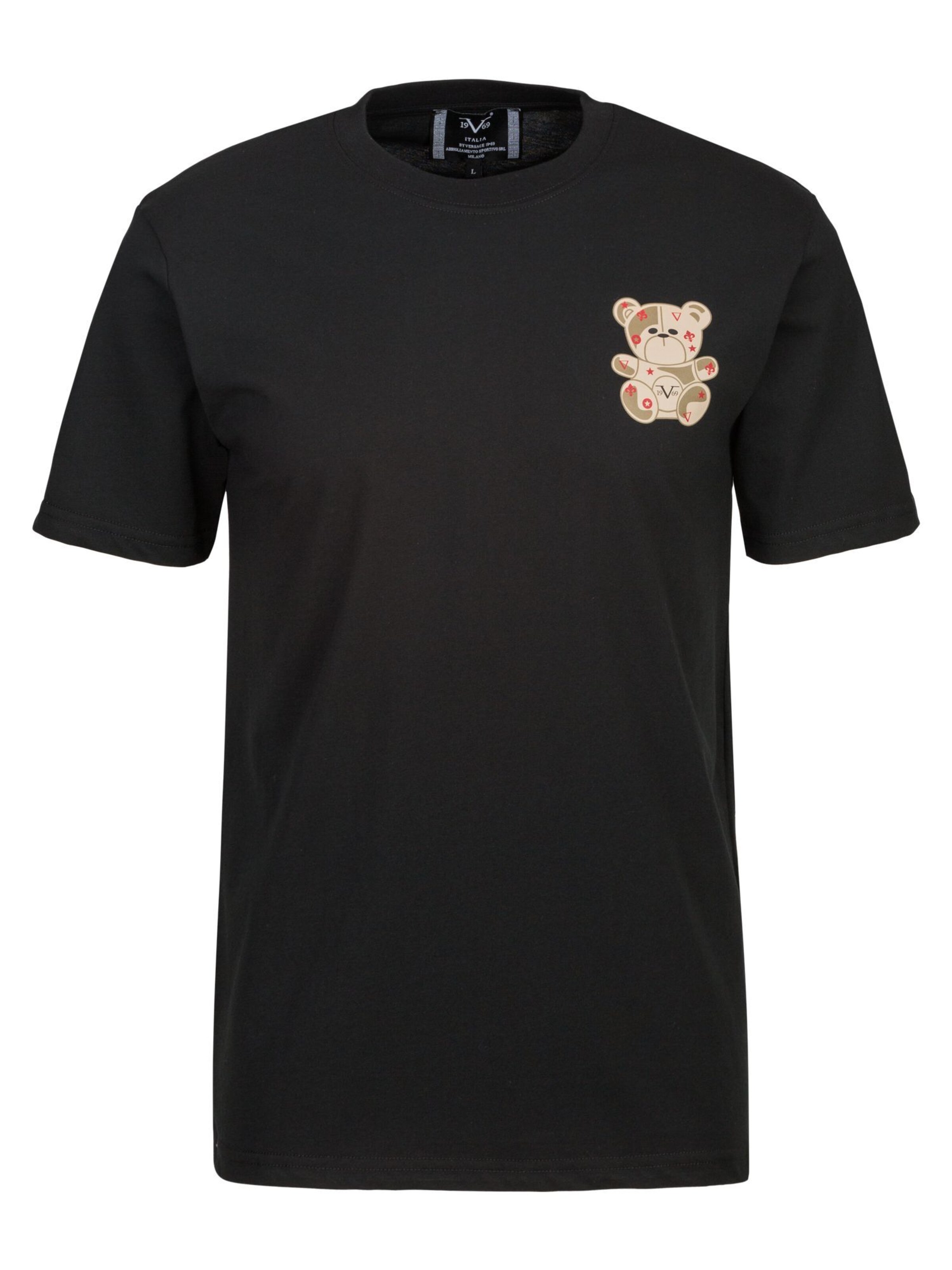 19V69 ITALIA Shirt 'Rafael' in Black: front