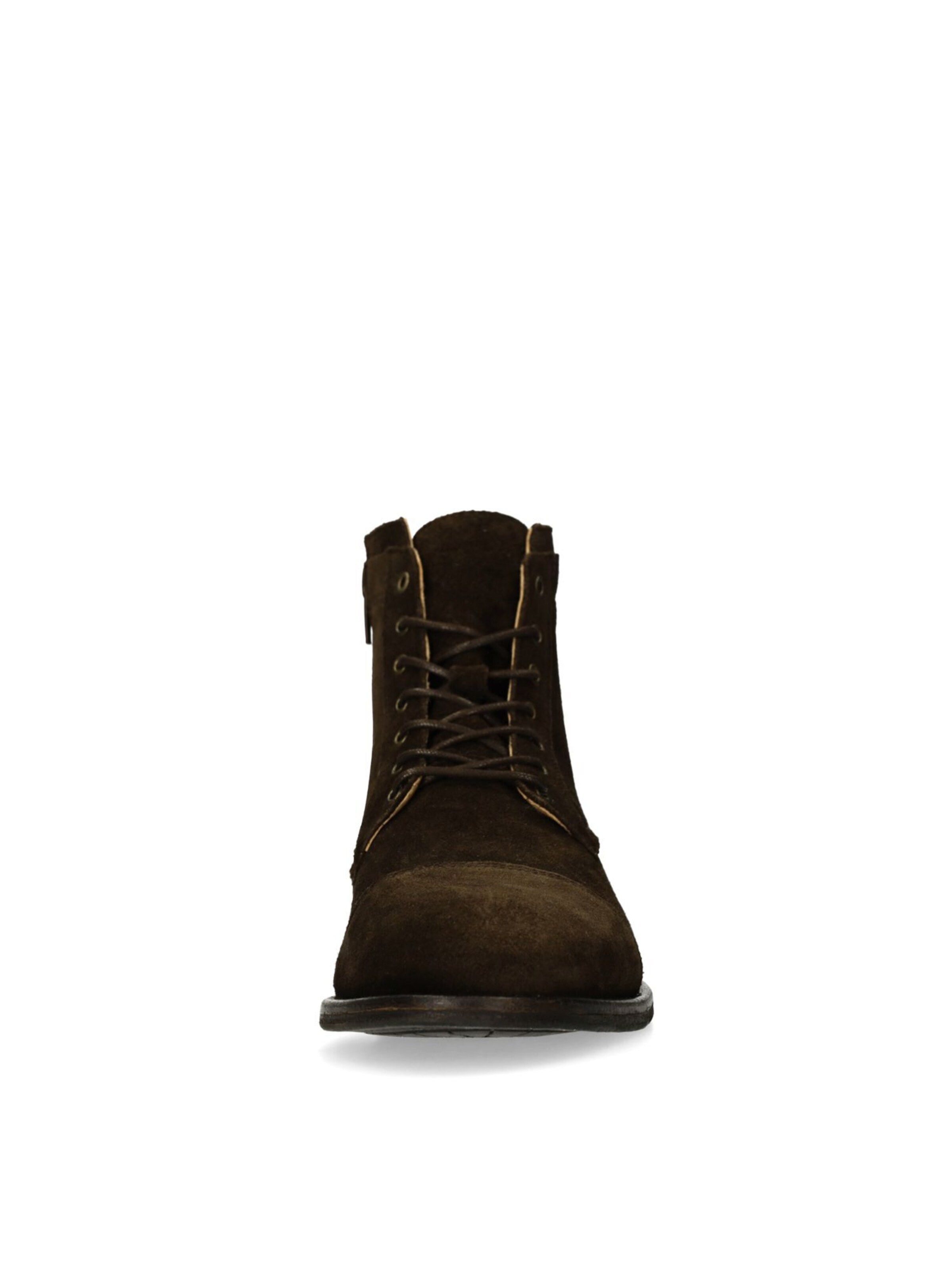 Bottines à lacets MANFIELD en marron