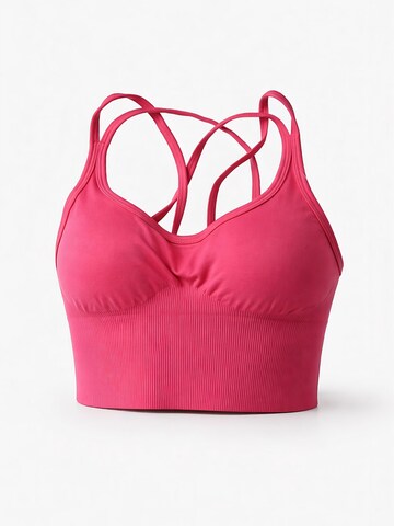 Empire Embodied Medium Support Sports Bra 'Sport-BH Venus Pink recycelt' in Pink: front