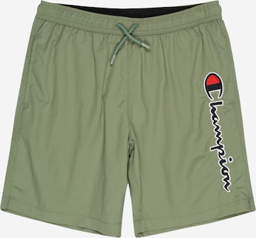 Champion Authentic Athletic Apparel Board Shorts in Green: front