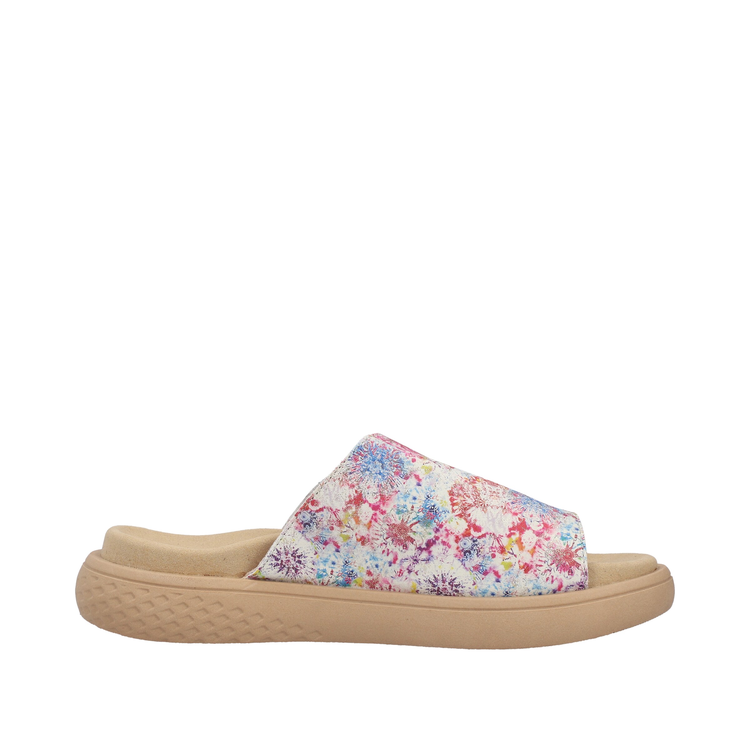 Rieker T-Bar Sandals in Mixed colors