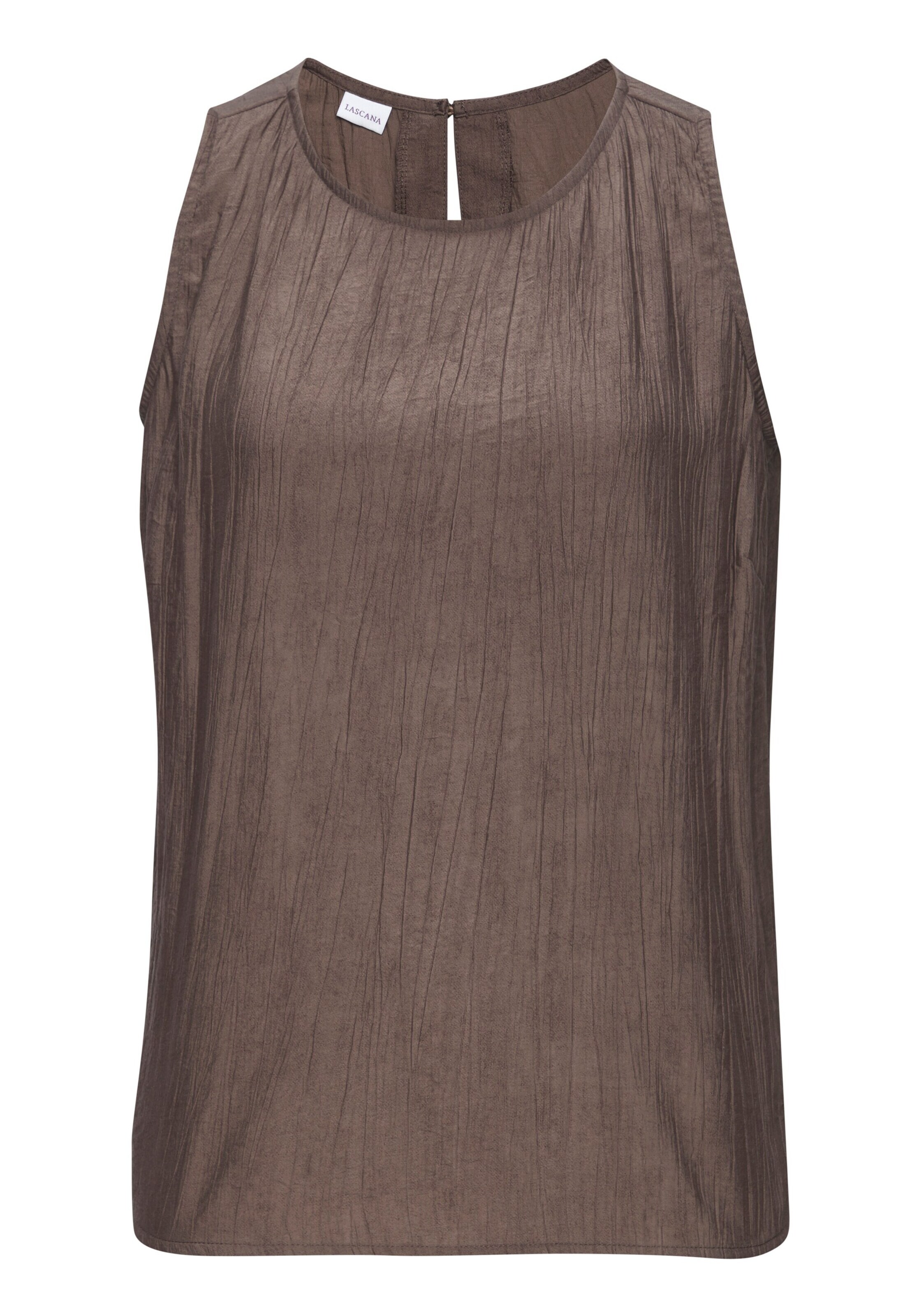 LASCANA Blouse in Brown: front