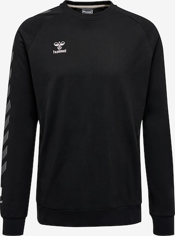 Hummel Athletic Sweatshirt in Black: front