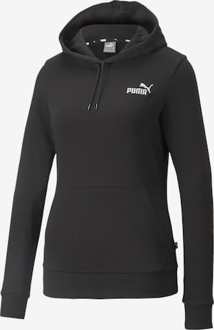 PUMA Athletic Sweatshirt in Black: front