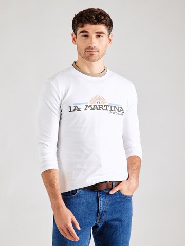La Martina Shirt in White: front
