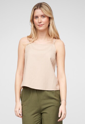 VILA Top in Beige: voorkant