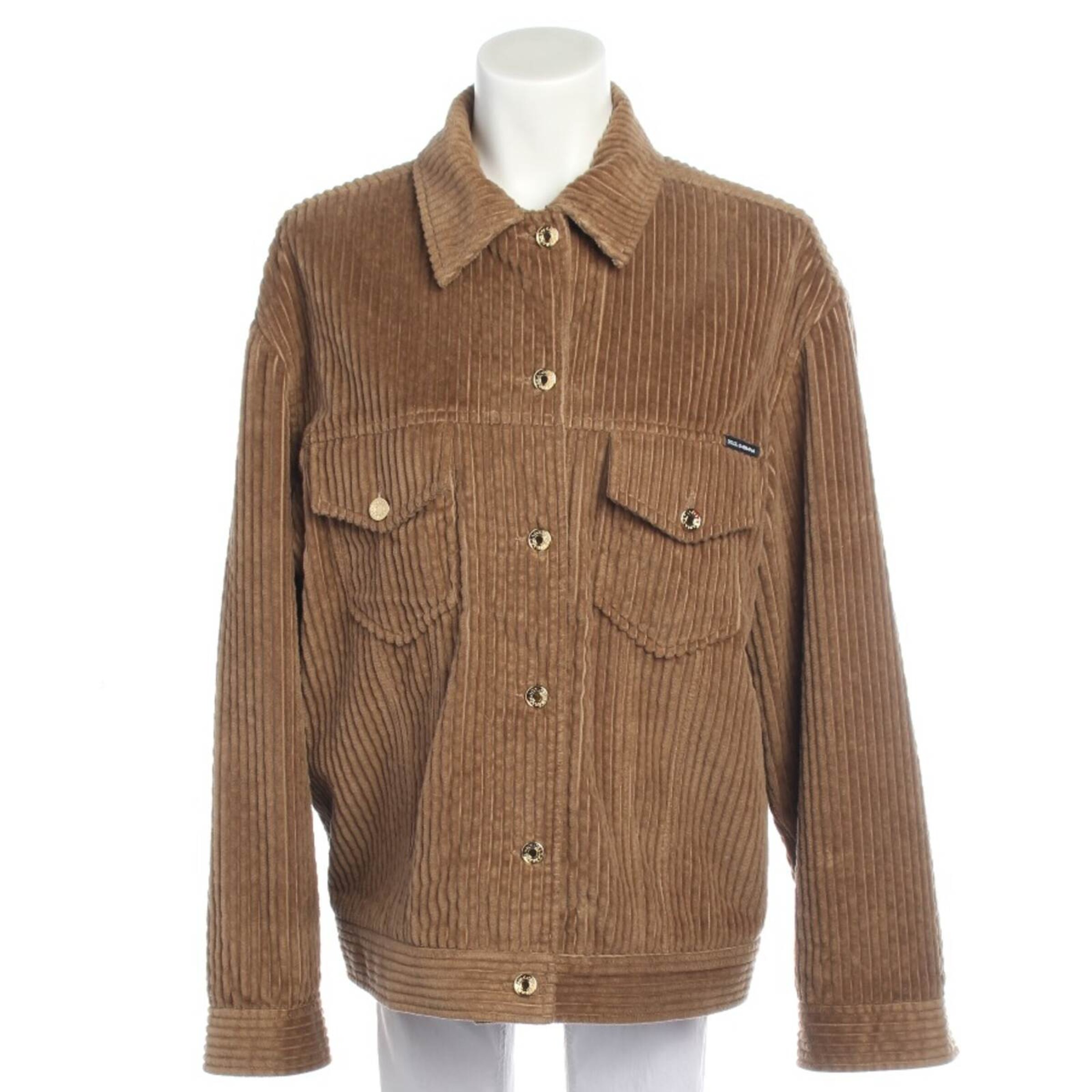 DOLCE & GABBANA Jacket & Coat in XS in Brown: front