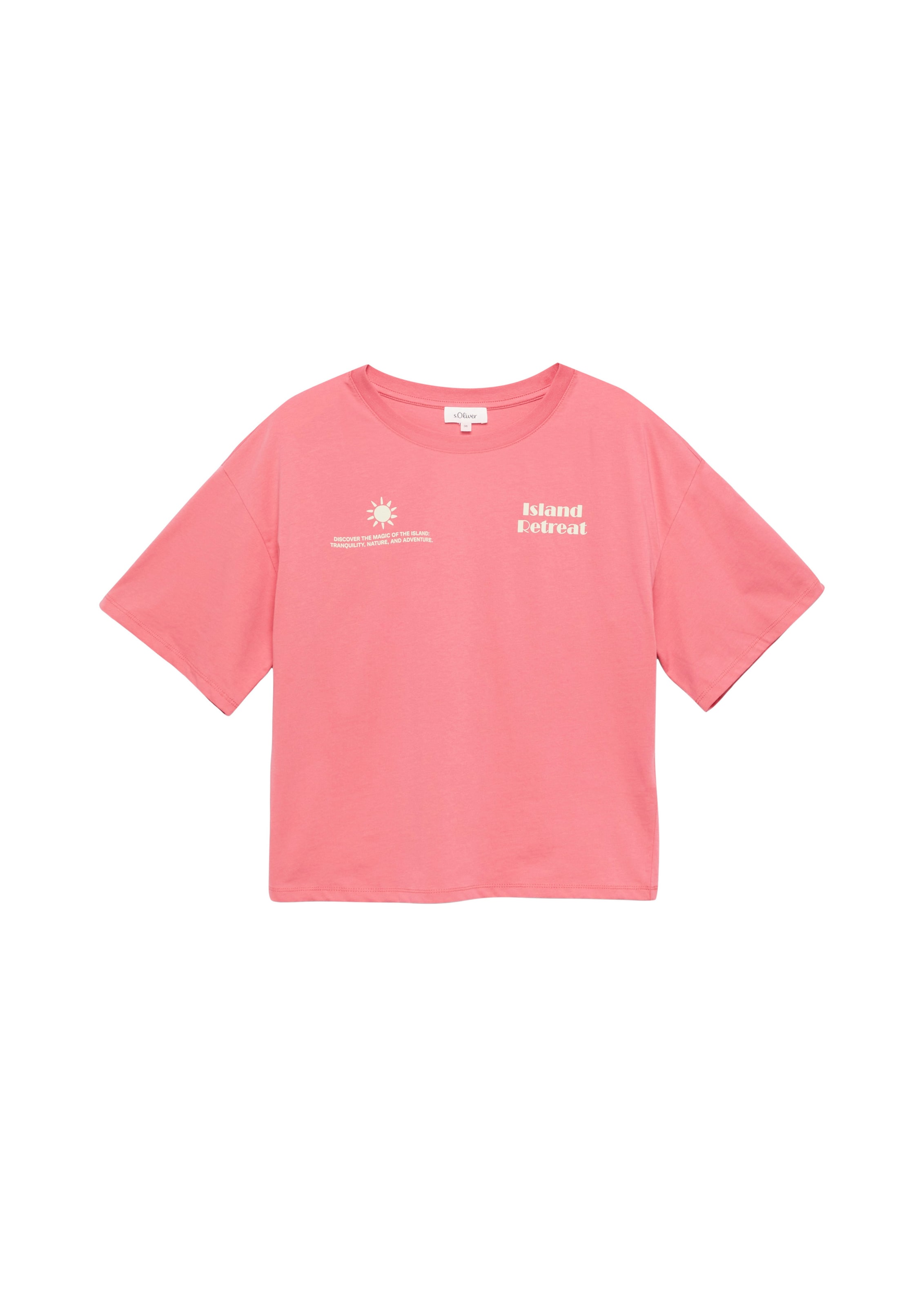 s.Oliver Shirt in Oranje: voorkant