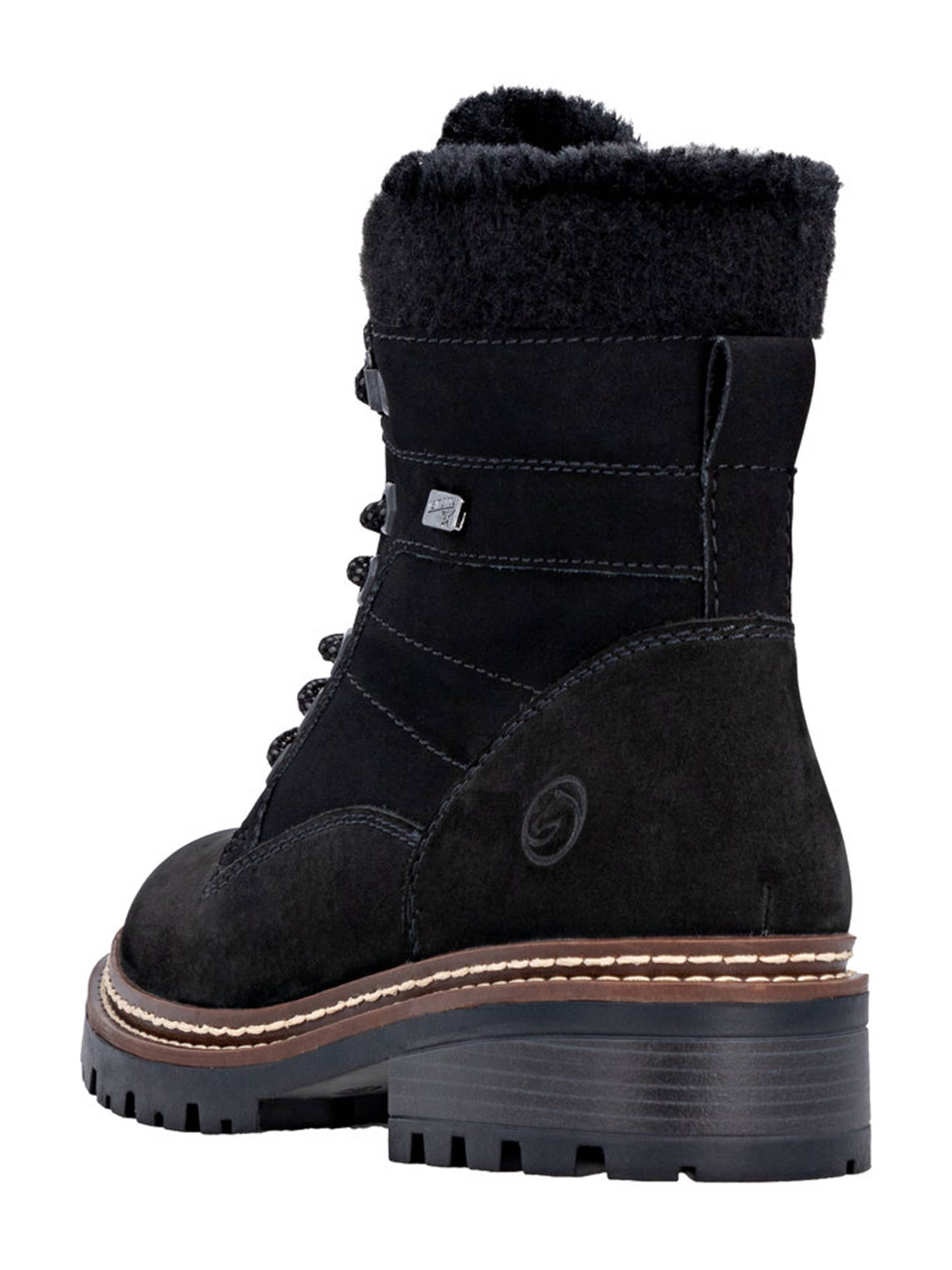 REMONTE Lace-up boot in Black