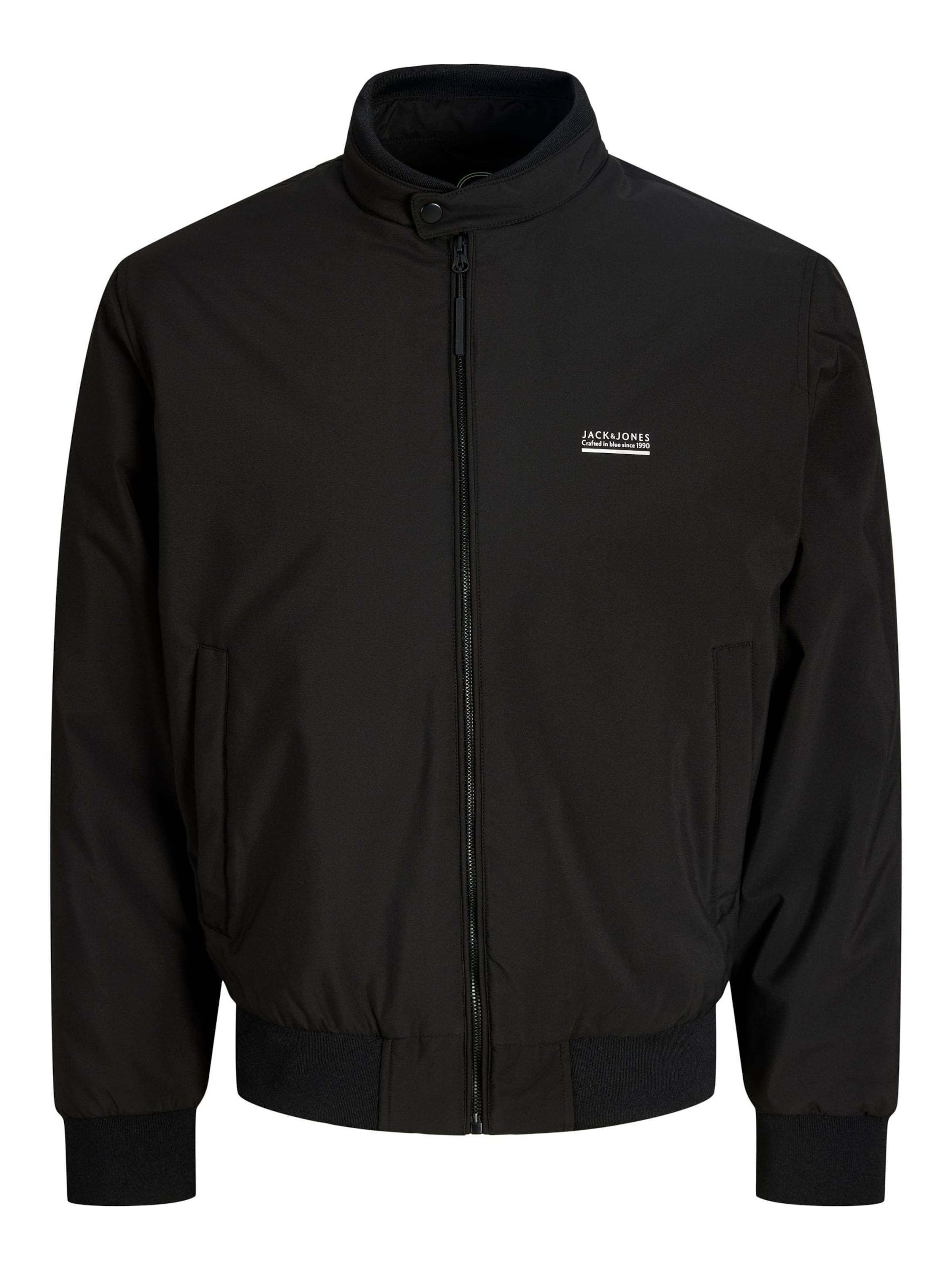JACK & JONES Between-Season Jacket 'JJEBROOKLYN' in Black: front
