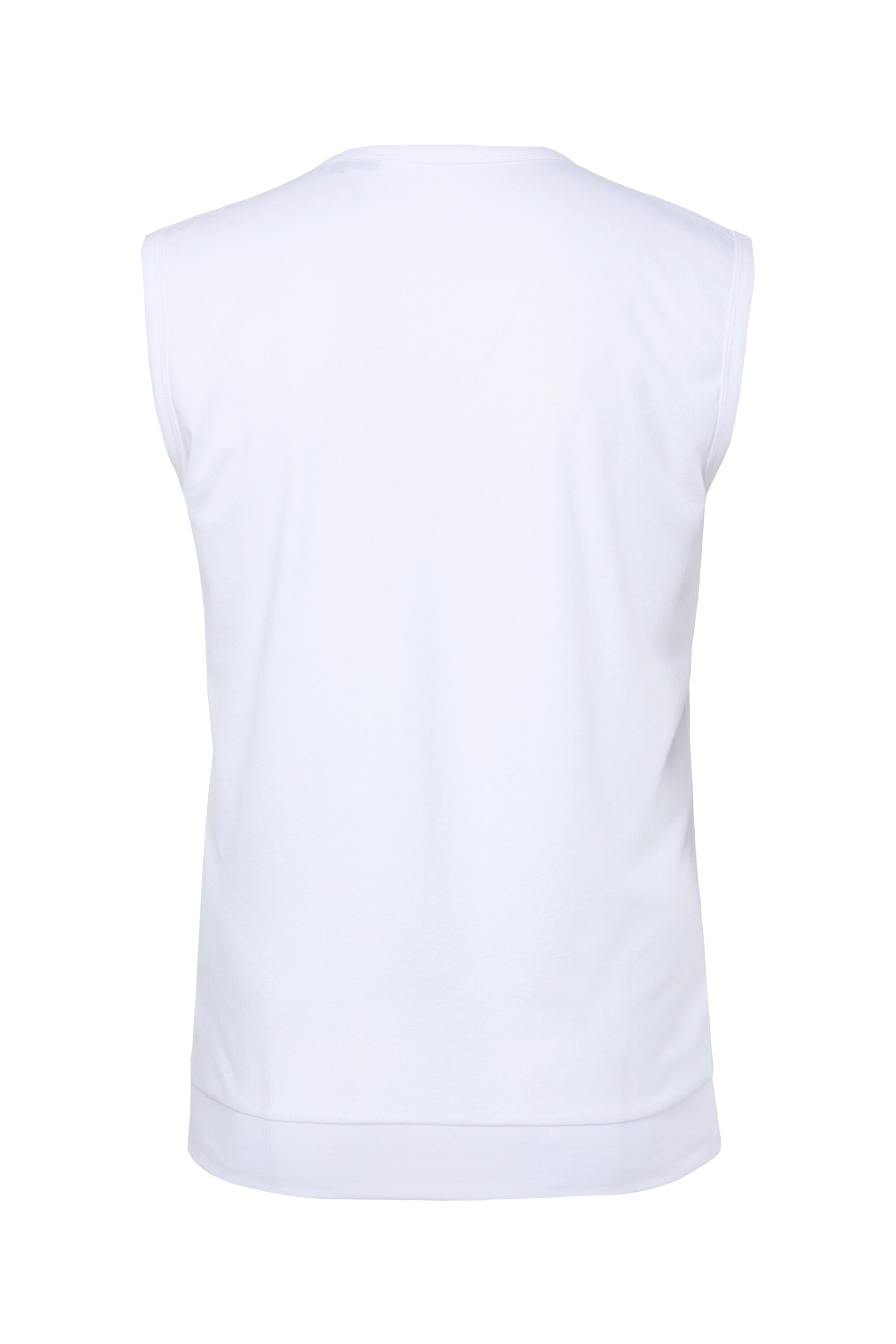 Men Plus Undershirt in White