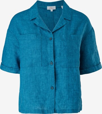 s.Oliver Bluse in Blau: predná strana