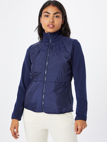 Polo Ralph Lauren Between-Season Jacket 'COOLWOOL' in Blue: front