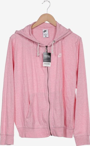 NIKE Sweatshirt & Zip-Up Hoodie in XL in Pink: front