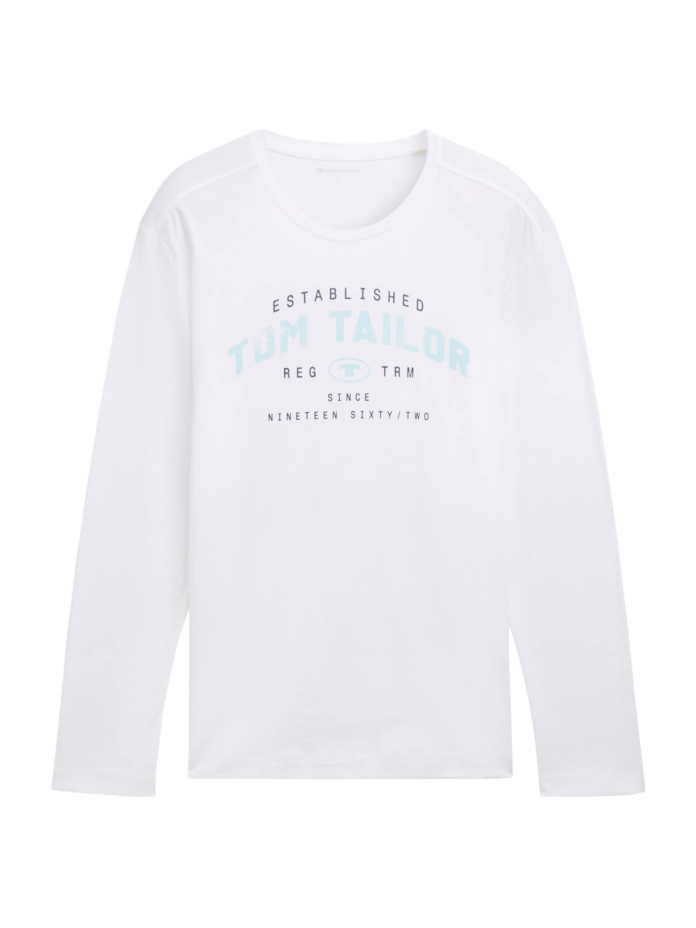 TOM TAILOR Shirt in White: front