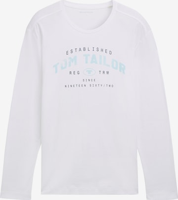 TOM TAILOR Shirt in Weiß: Vorderseite