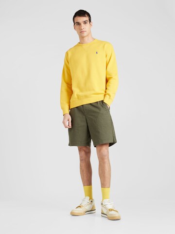 Regular fit Felpa di Polo Ralph Lauren in giallo