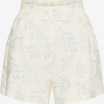 Pantalon de pyjama LASCANA en beige : devant