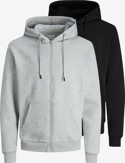 XS dydžio Džemperis 'JJEBradley' iš JACK & JONES, spalva – margai pilka / juoda, Prekių apžvalga