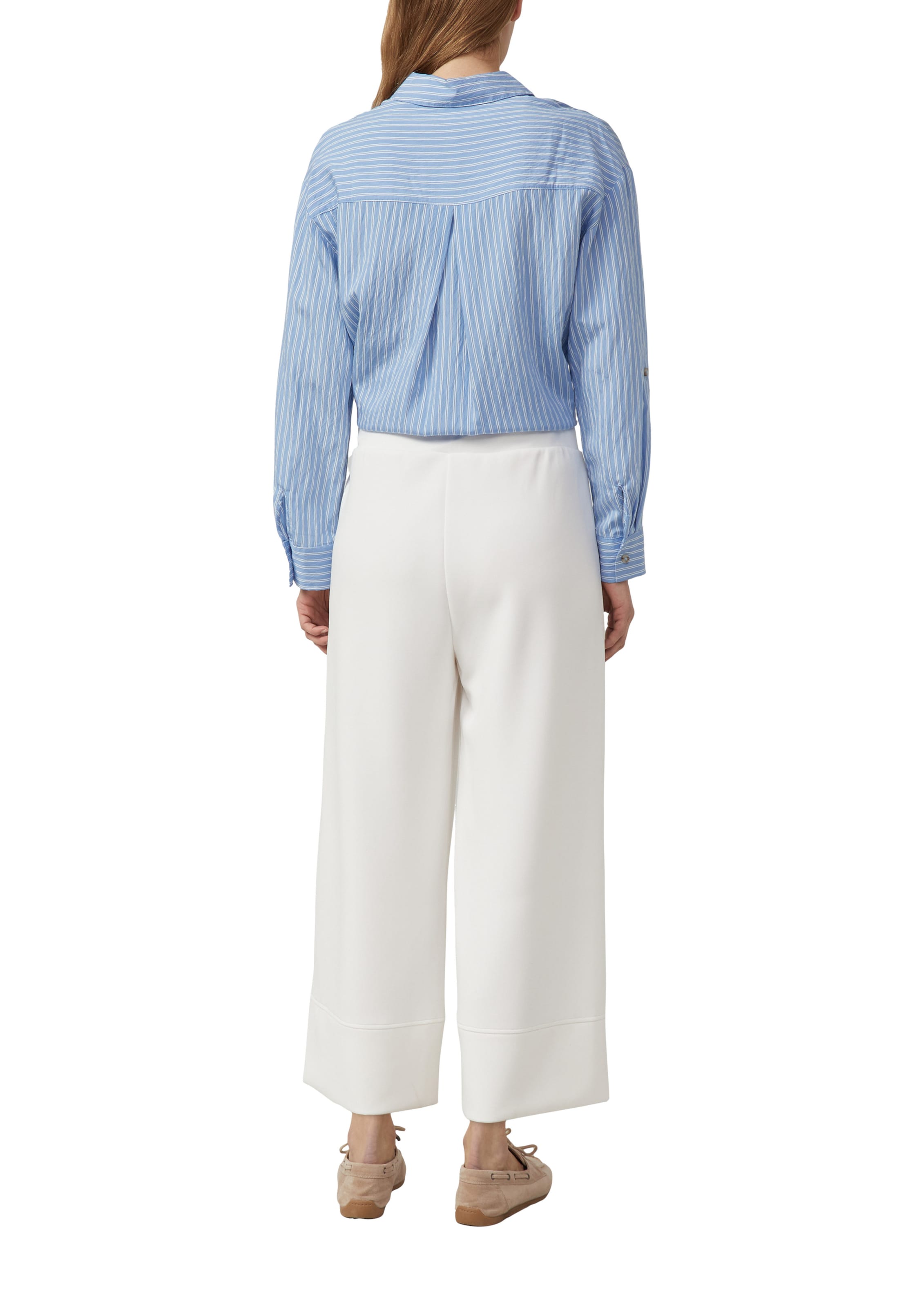 Wide Leg Pantalon à pince s.Oliver en beige