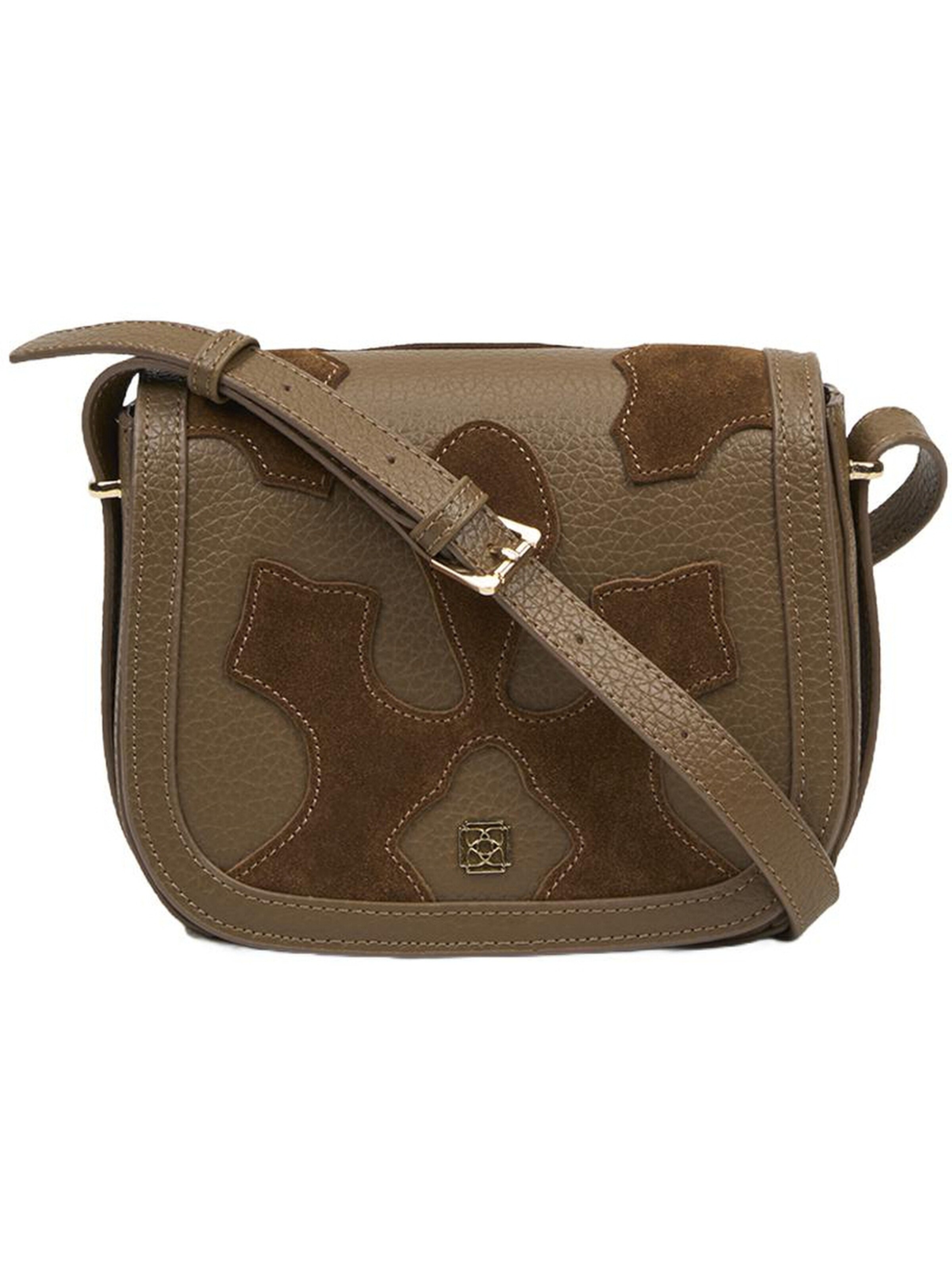 Desa Schultertasche 'Umhängetasche'‌‌‌‌‌‌‌‌‌ in Beige: Vorderseite