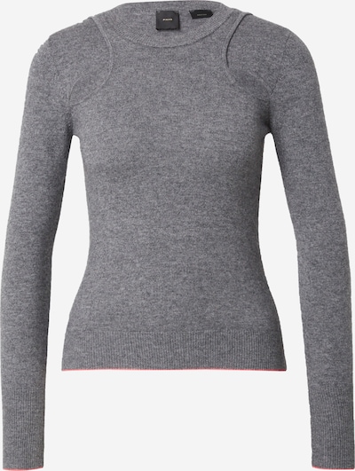 PINKO Pull-over 'PUZZOLA' en gris chiné / rose clair, Vue avec produit