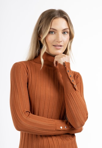 Pull-over 'Iridia' DreiMaster Klassik en marron