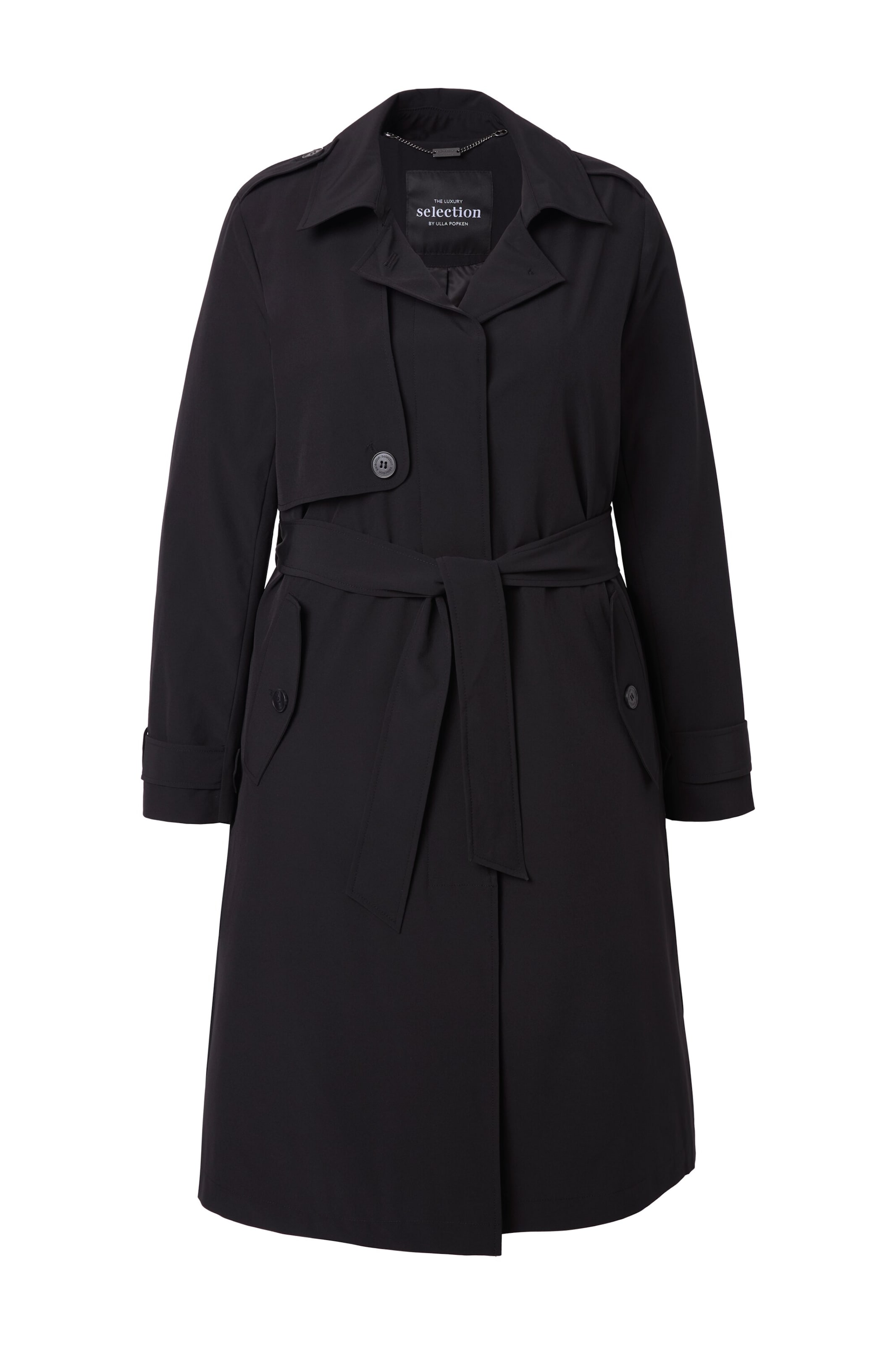 Ulla Popken Between-seasons coat in Black, Item view