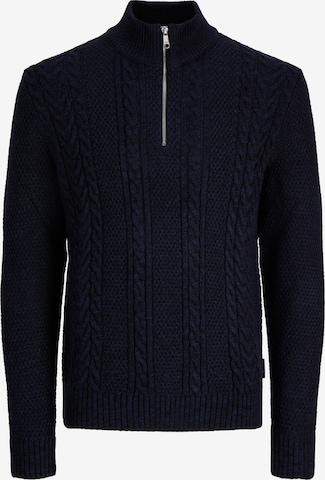 JACK & JONES Свитер 'JJJAMES' в Синий: спереди