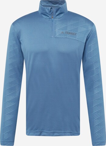 ADIDAS TERREXTehnička sportska majica 'Multi ' - plava boja: prednji dio