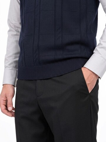 ALLTHEMEN Pullover 'Gitterlicht'‌‌ in Blau