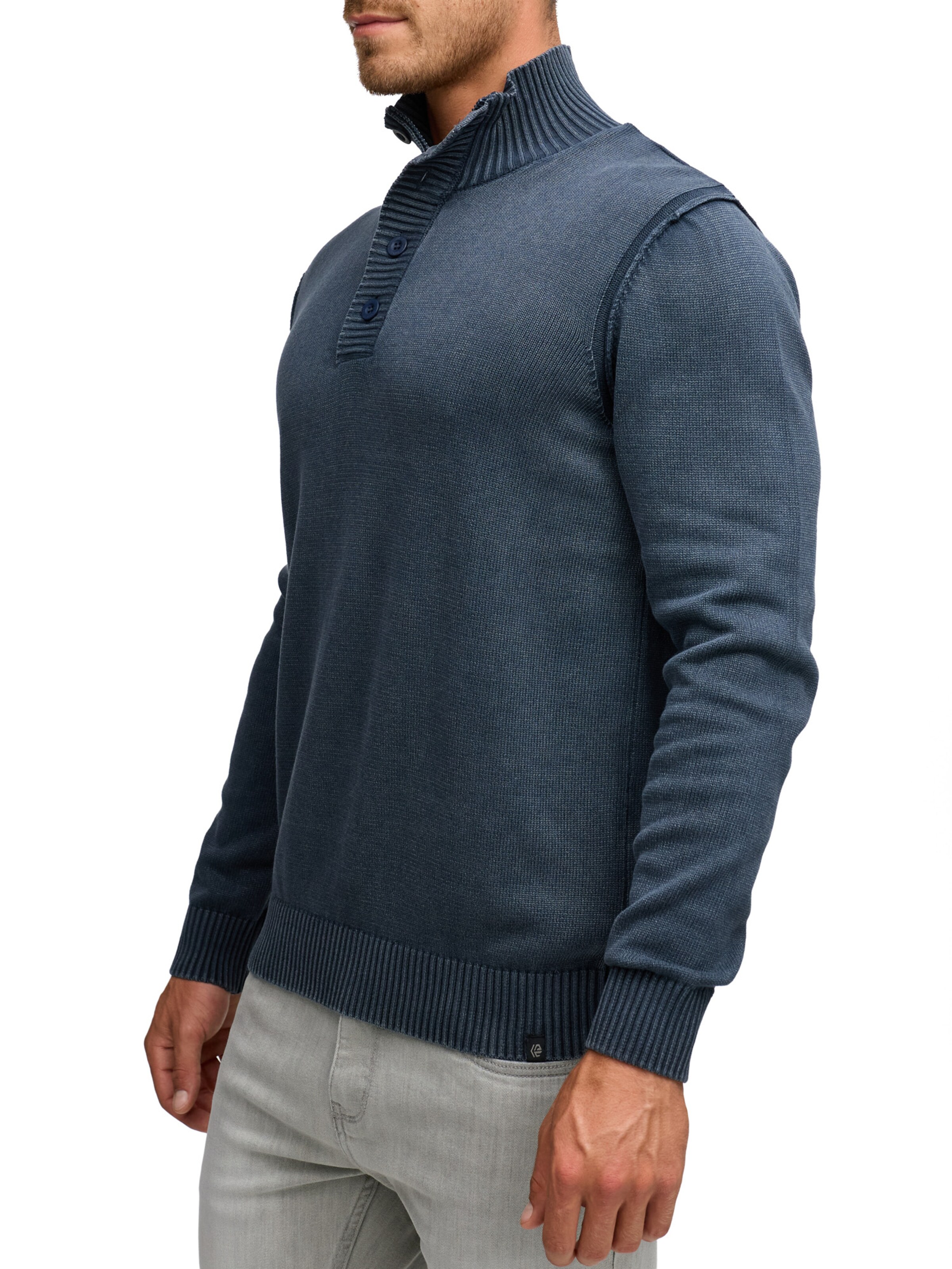 INDICODE JEANS Sweater in Blue