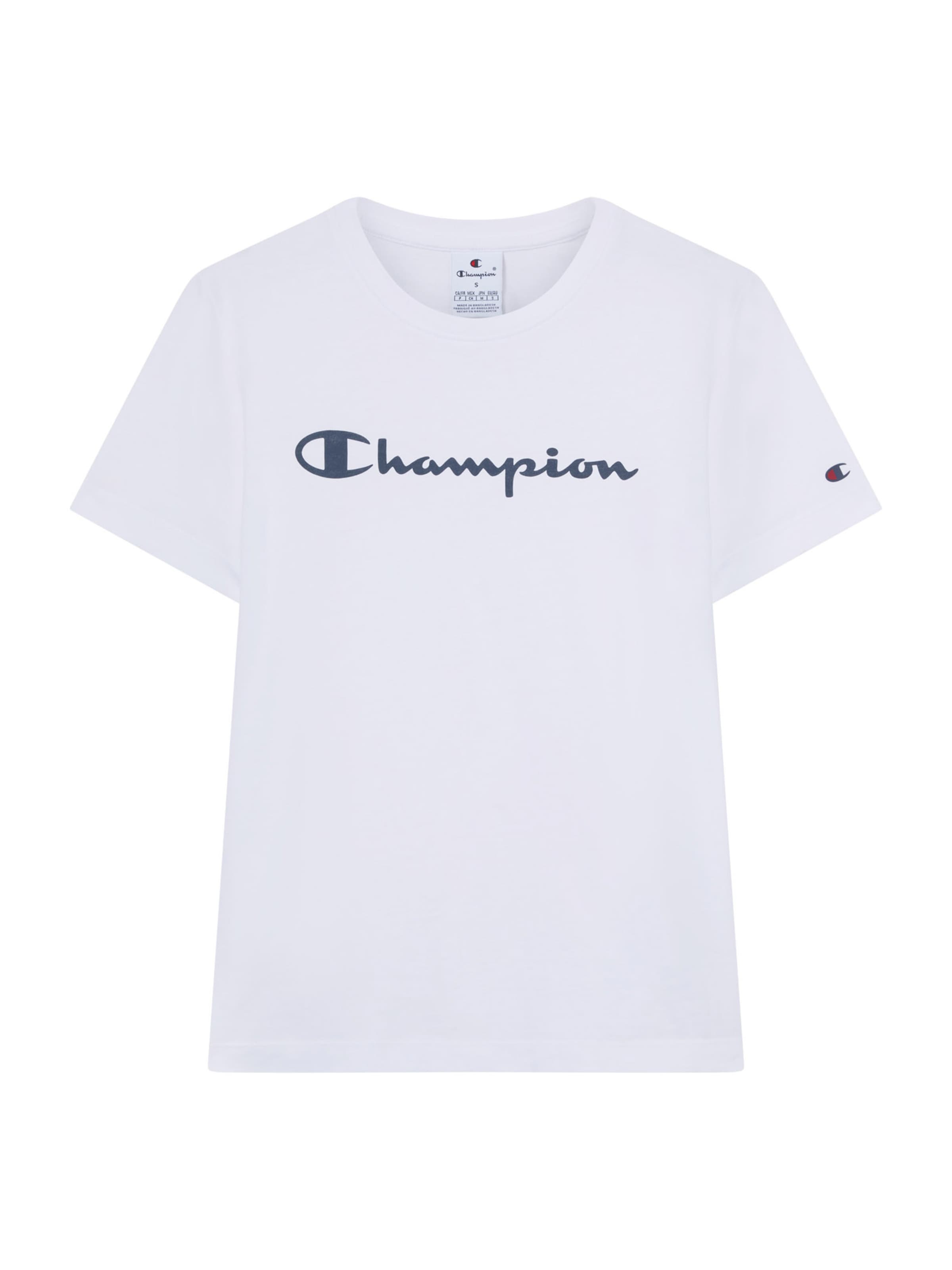 Champion Authentic Athletic Apparel - Camisa em branco: frente