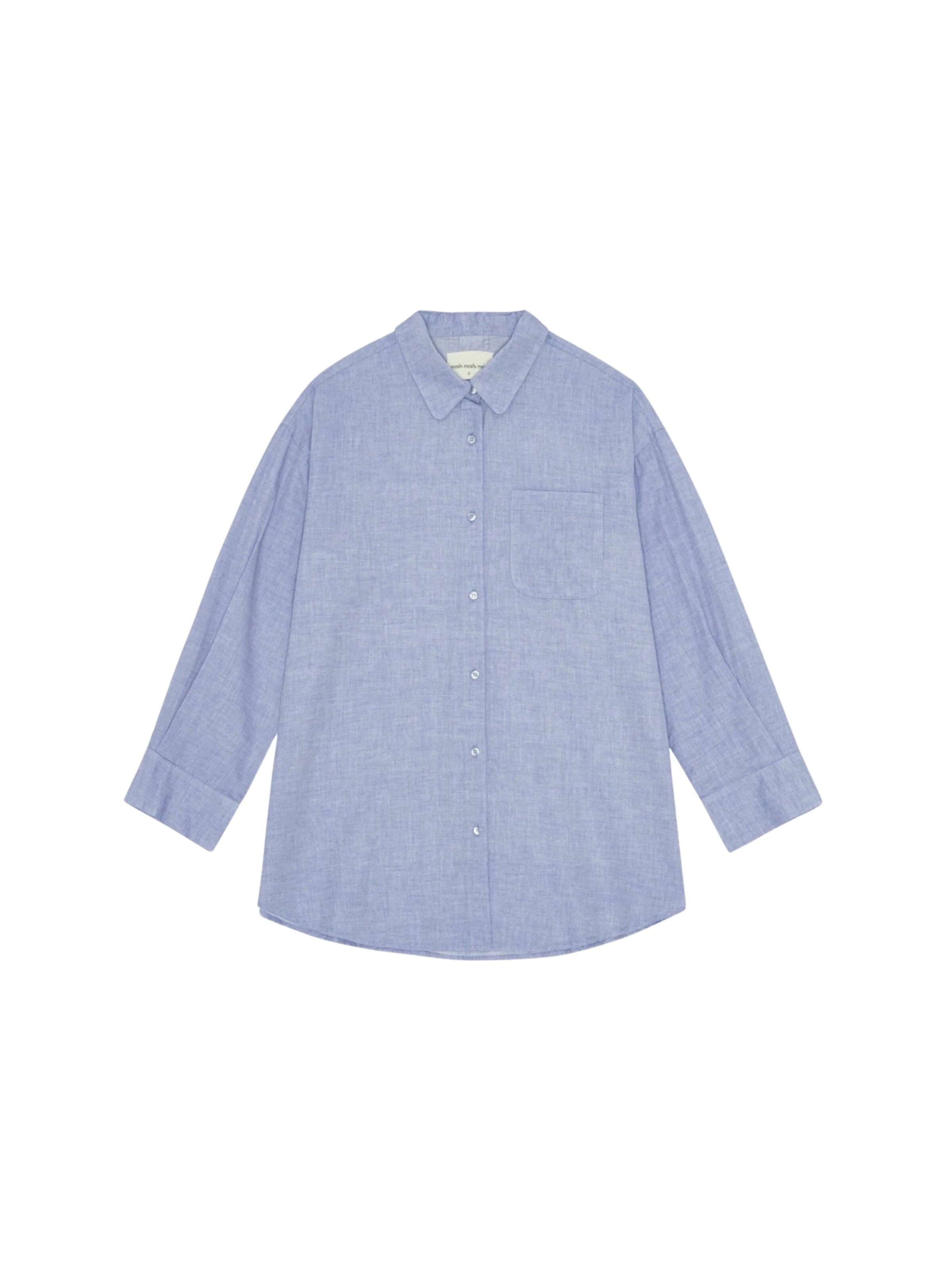 moshi moshi mind Bluse 'Avalon' in Blau: Vorderseite