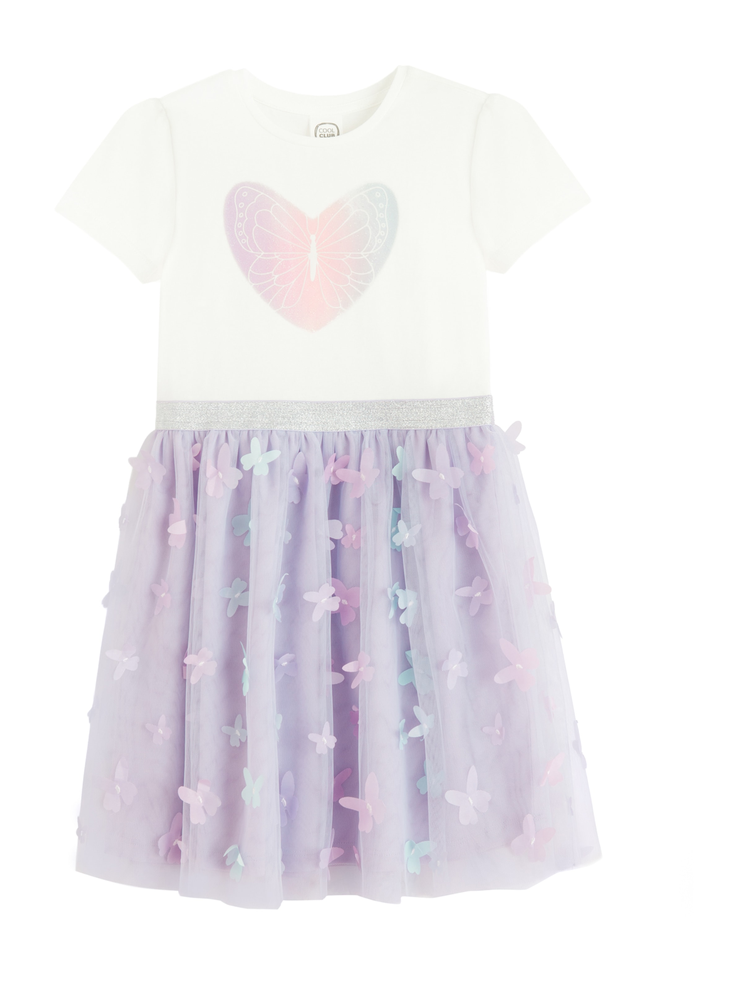 Cool Club Sukienka w kolorze fioletowy: przód