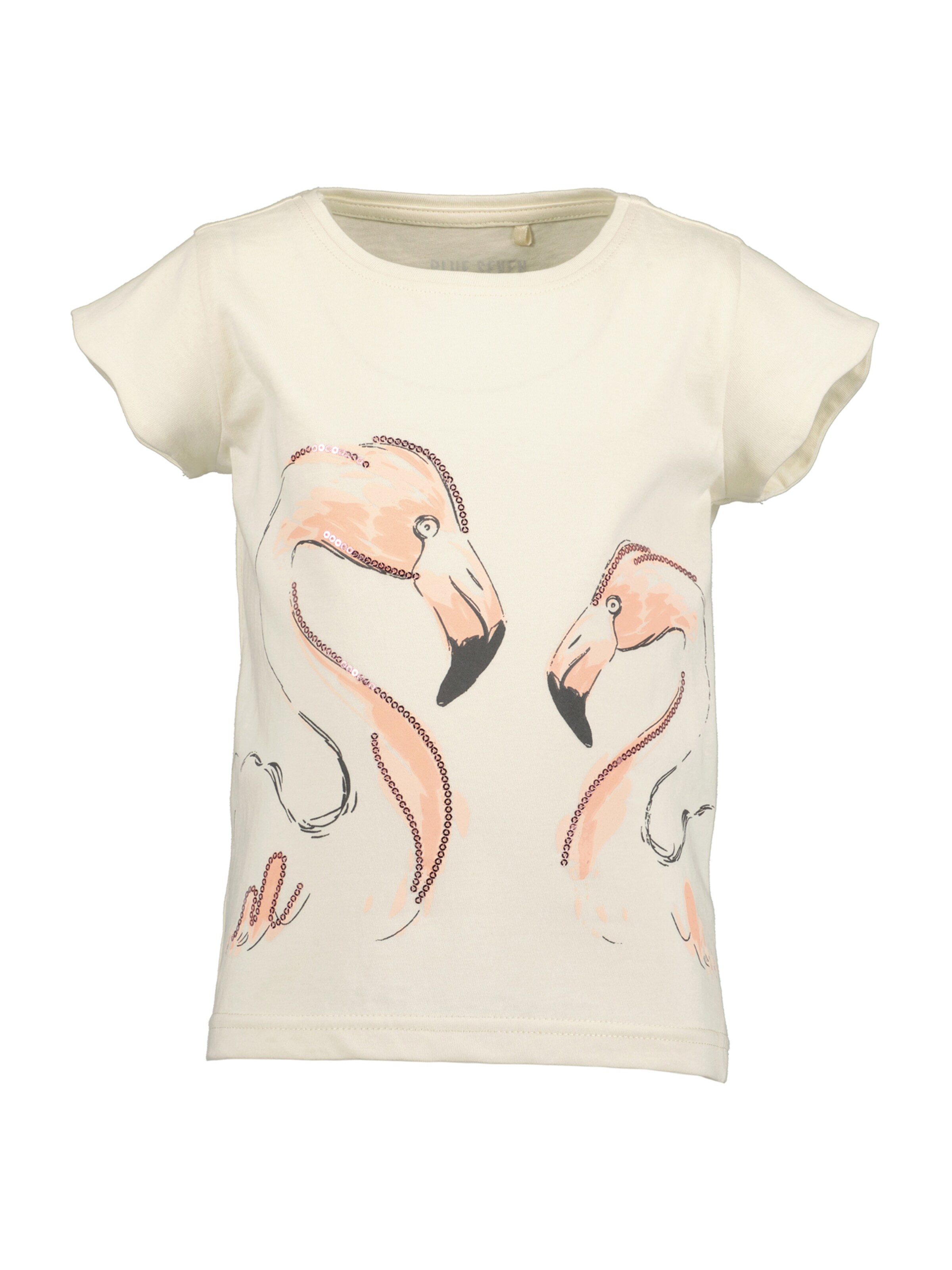 T-Shirt BLUE SEVEN en blanc : devant