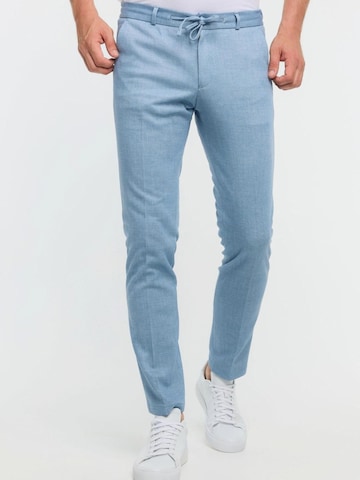 Zuitable Slim fit Pants 'DiSpartaflex SE' in Blue: front