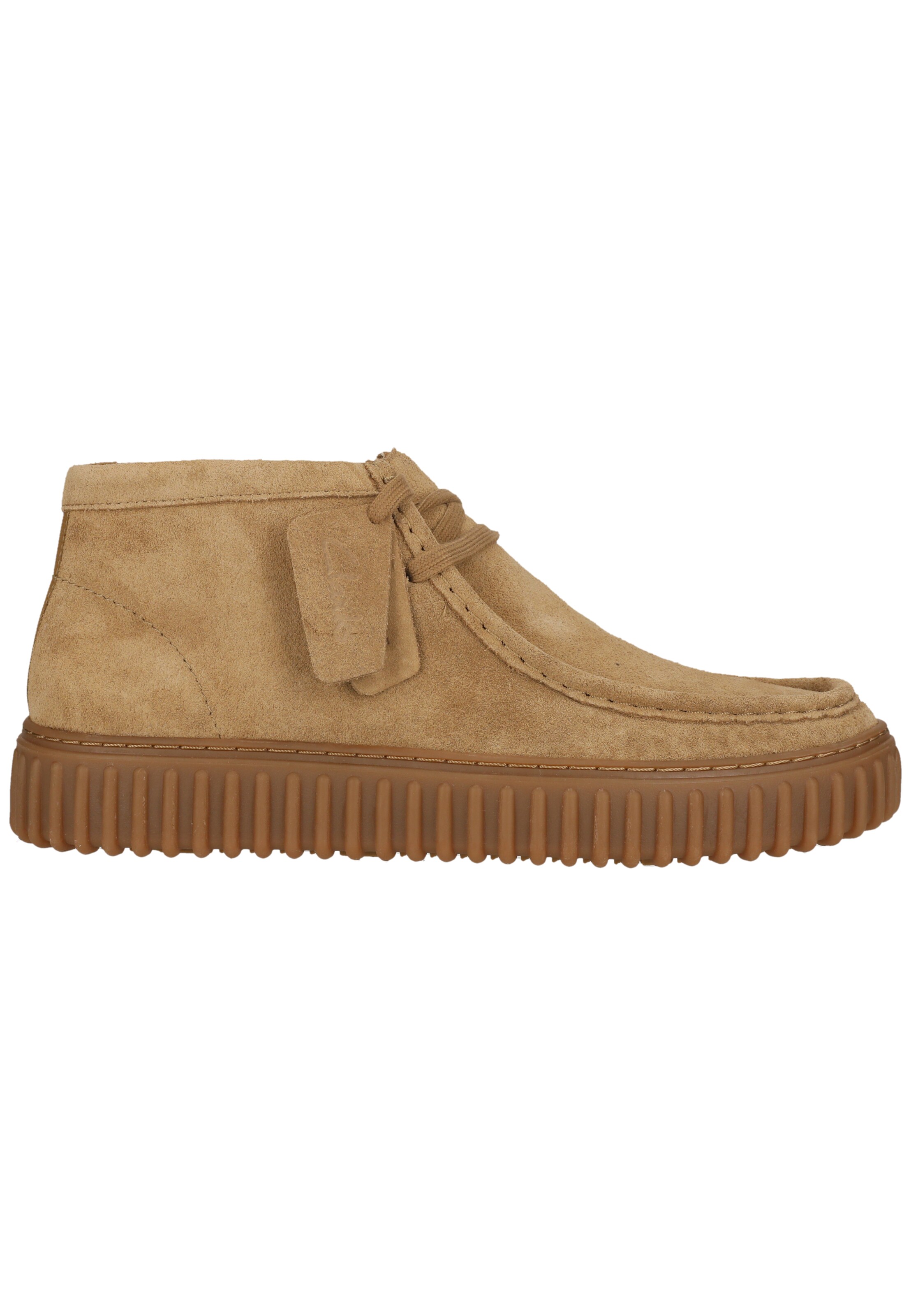 CLARKS Lace-up shoe 'Torhill Hi' in Brown