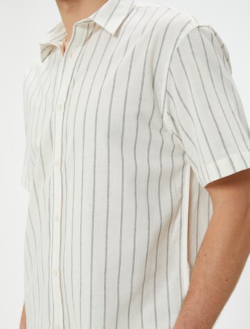 Koton Regular Fit Hemd in Beige