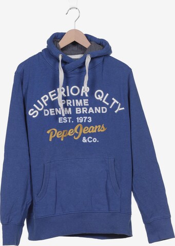 Pepe Jeans Sweatshirt & Zip-Up Hoodie in XXL in Blue: front