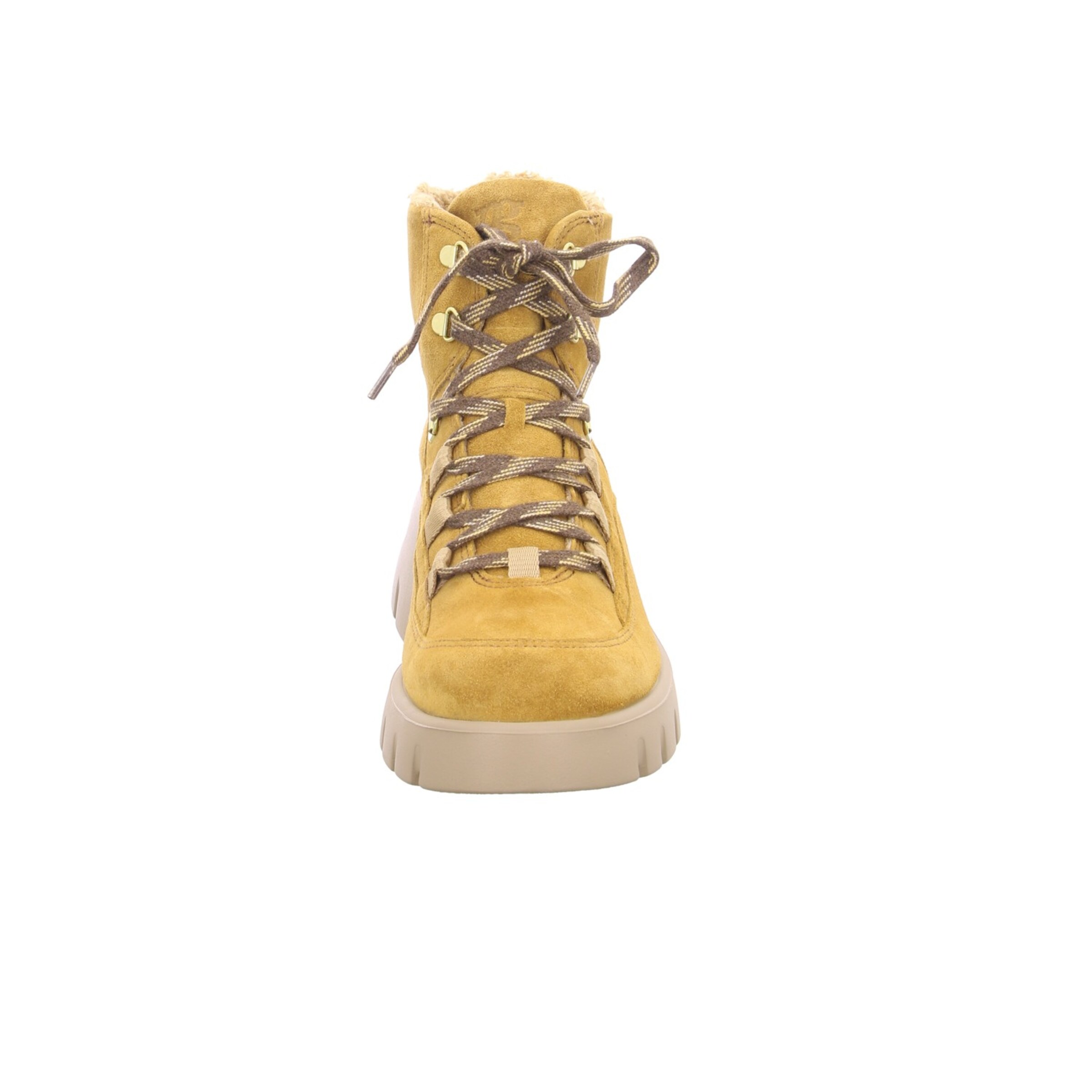 Paul Green Lace-up boot in Yellow