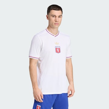 T-Shirt fonctionnel 'Olympique Lyonnais' ADIDAS PERFORMANCE en blanc : devant