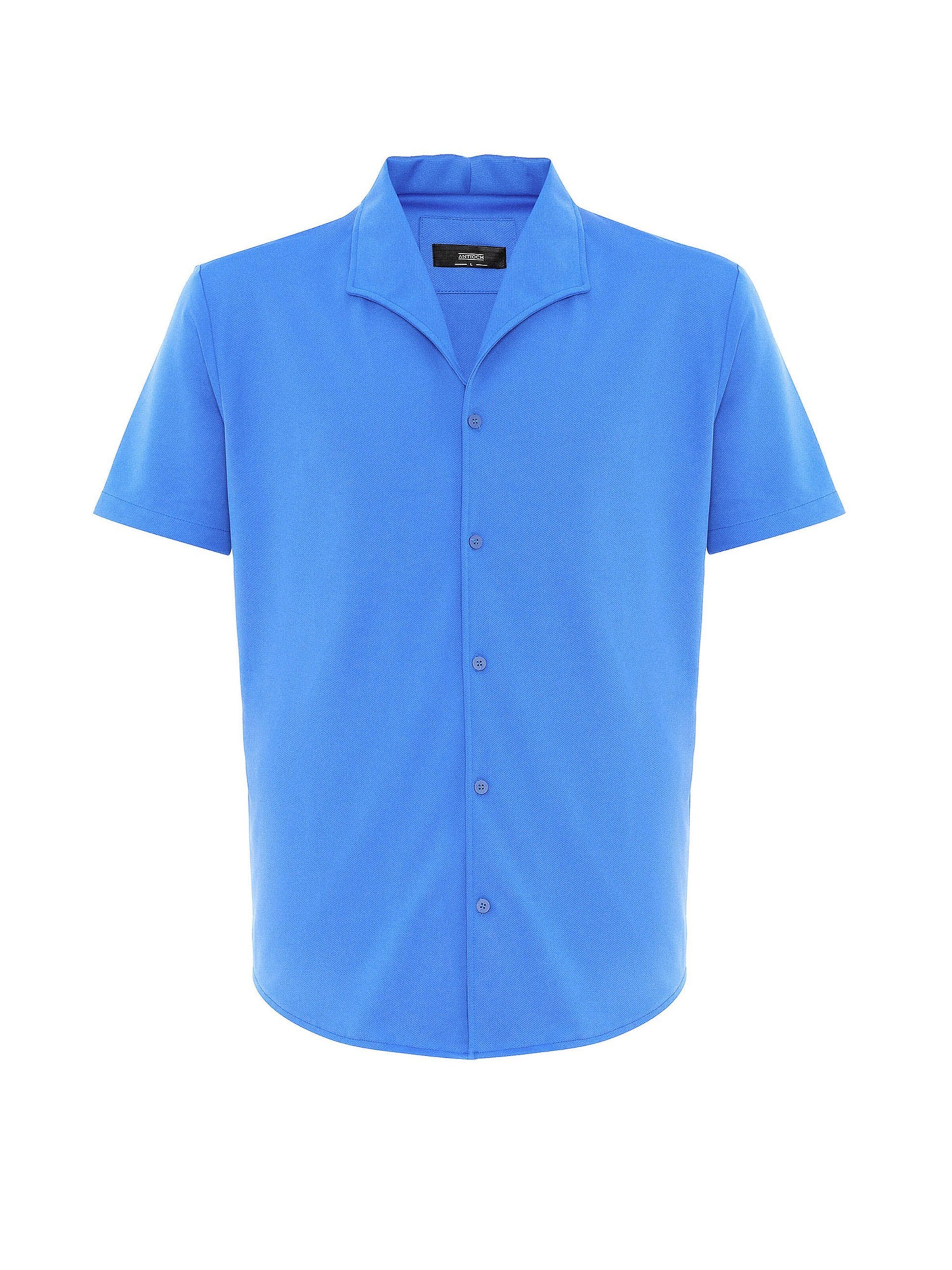 Antioch Regular fit Button Up Shirt in Blue: front