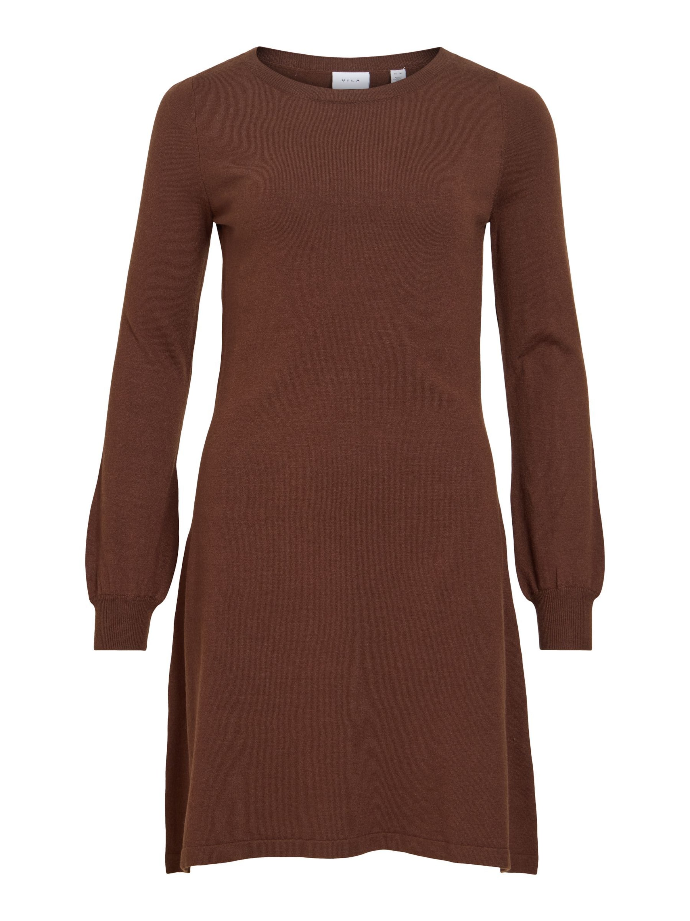Robe VILA en marron : devant