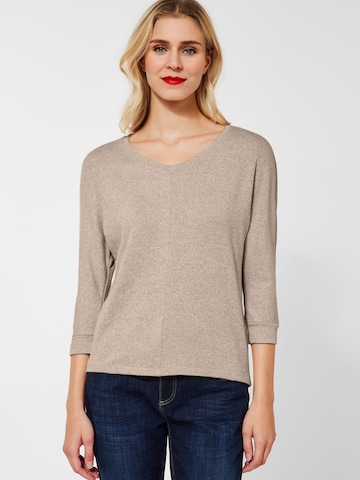 STREET ONE Shirt in Beige: predná strana