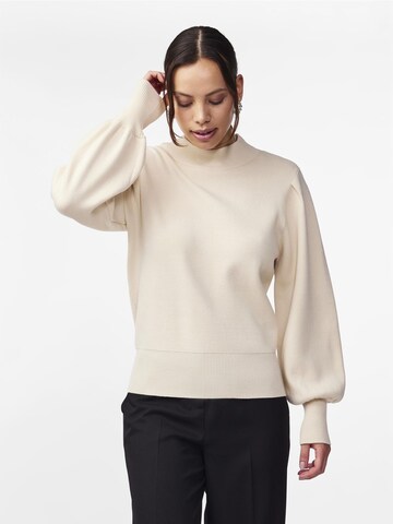 YAS Pullover 'YASFonny' i beige: forside